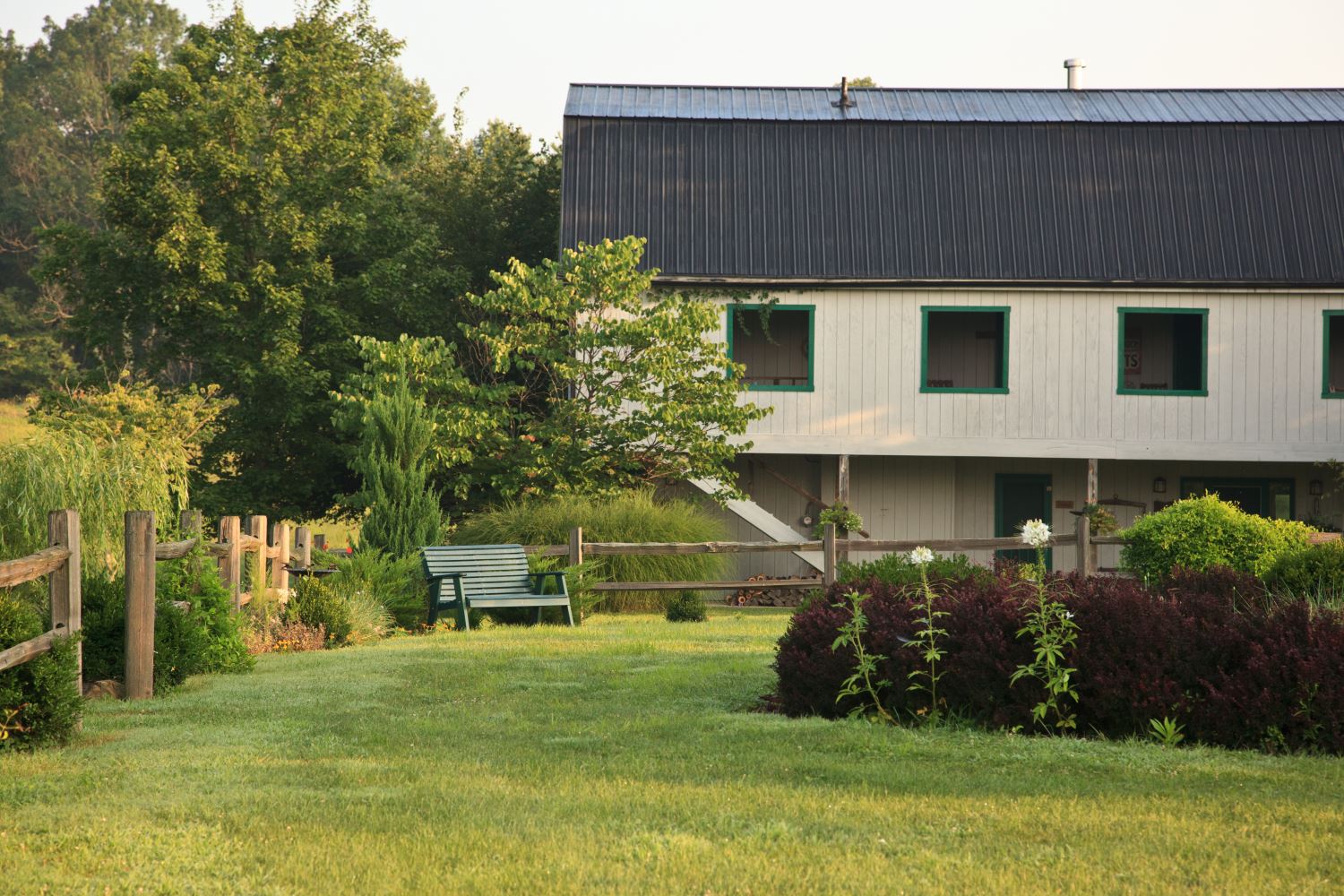 exterior of Cedar Falls Lodge