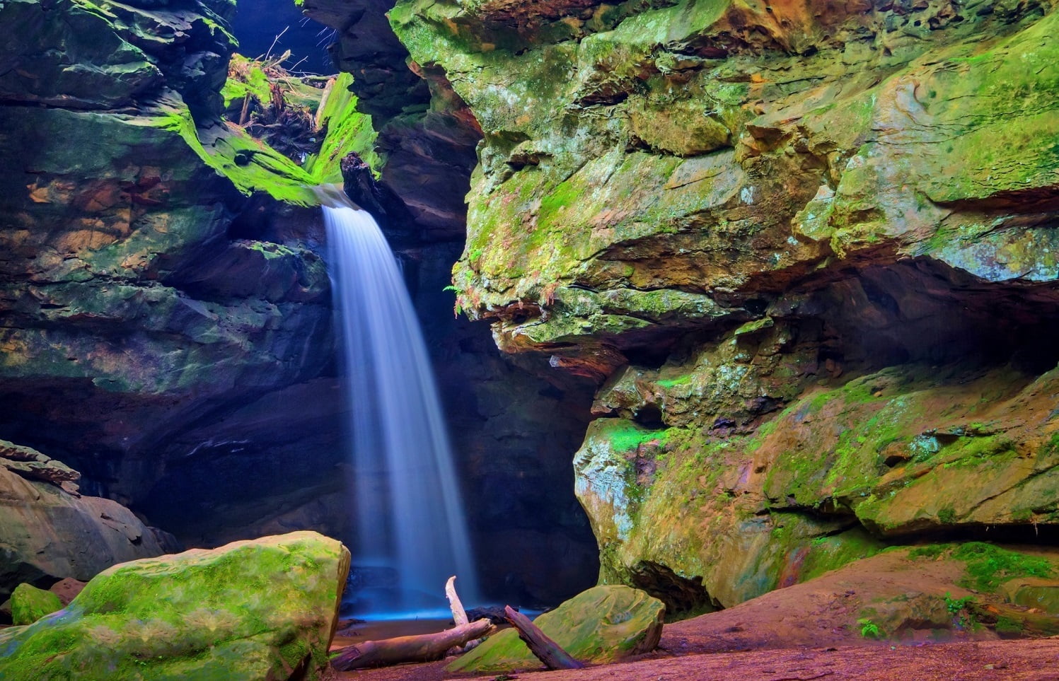 Conkles Hollow State Nature Preserve Falls