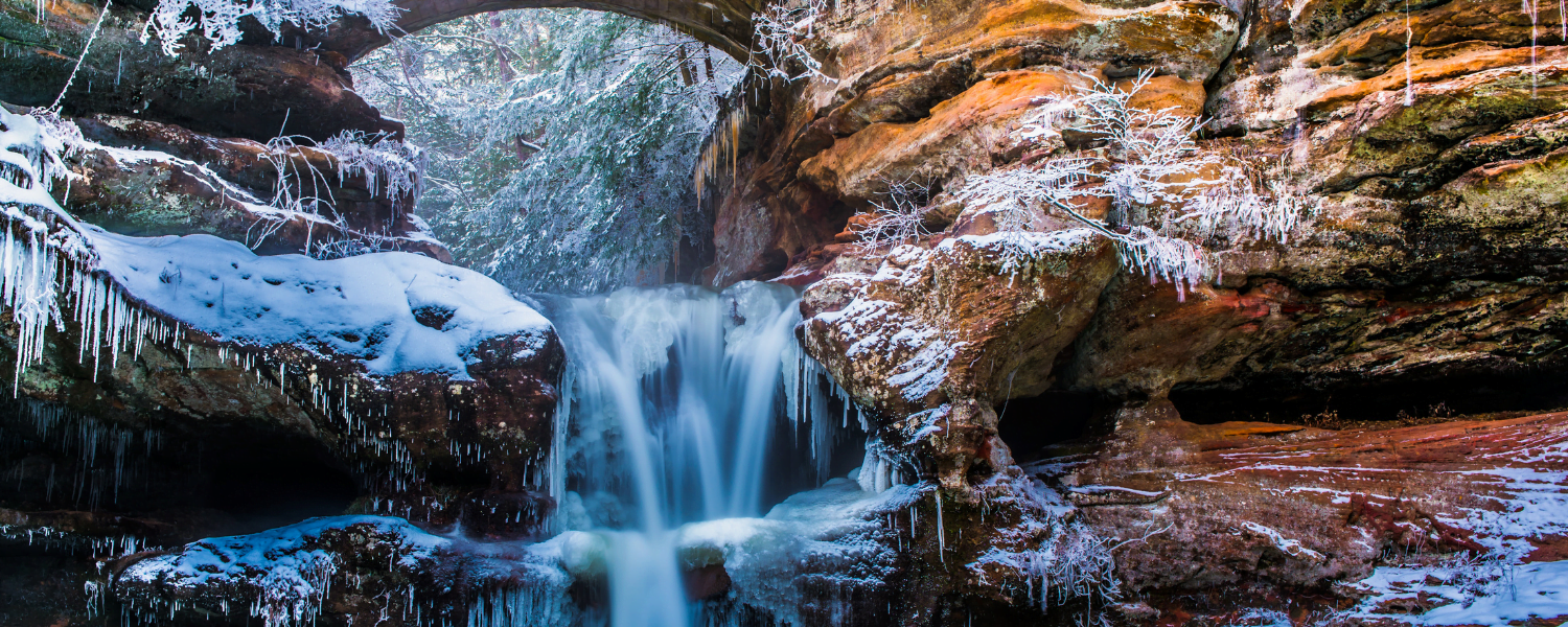 Winter in the Hocking Hills